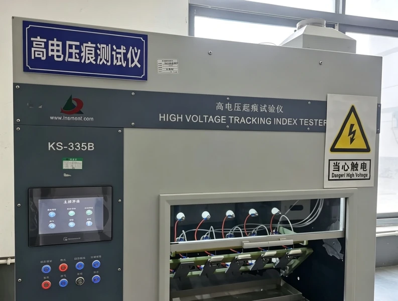 High voltage tracking test
